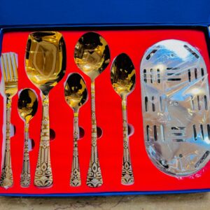 Golden cutlery set A2