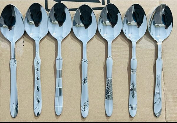Matt spoons A1   12 pcs